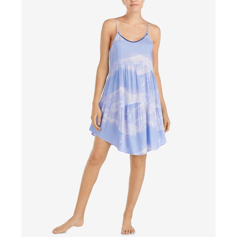 Layla Womens Intimate Striped Sleeveless Short Chemise Size XL
